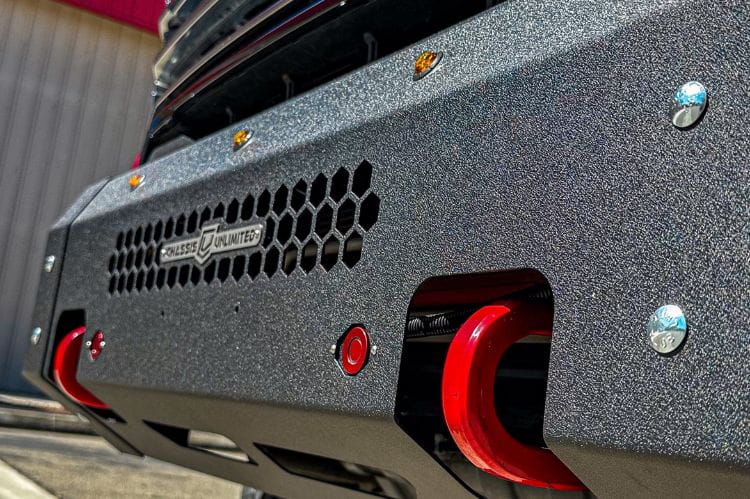 Aftermarket front bumper CUB500570 by Chassis Unlimited Fuel, durable fit for 2020-2023 GMC Sierra 2500/3500 off-road adventures