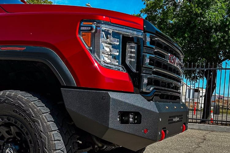 Aftermarket front bumper CUB500570 by Chassis Unlimited Fuel, durable fit for 2020-2023 GMC Sierra 2500/3500 off-road adventures