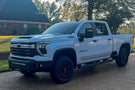 Chassis Unlimited Octane aftermarket front bumper CUB940731RAW in raw steel for 2024+ Chevy Silverado 2500/3500