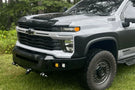 Chassis Unlimited Octane aftermarket front winch bumper CUB940731 for 2024+ Chevy Silverado 2500/3500 with black powder coat