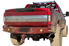 Chassis Unlimited Attitude CUB990141RAW aftermarket rear bumper for 2017–2022 Ford F250/F350 Super Duty, raw steel finish