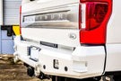 Chassis Unlimited Attitude CUB990141RAW aftermarket rear bumper for 2017–2022 Ford F250/F350 Super Duty, raw steel finish