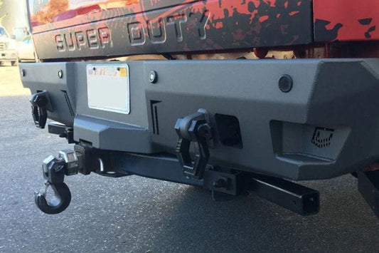 Aftermarket rear bumper Chassis Unlimited Octane CUB910122 for 1999-2016 Ford F250/F350 Super Duty with LED light mounts