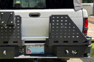 Aftermarket rear bumper Chassis Unlimited CUB960051 Octane dual swing setup upgrades a 1994-2002 Dodge Ram 1500 offroad utility