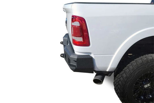 Chassis Unlimited Attitude CUB990321 aftermarket back bumper for 2019–2025 Ram 2500/3500, textured black powder coat