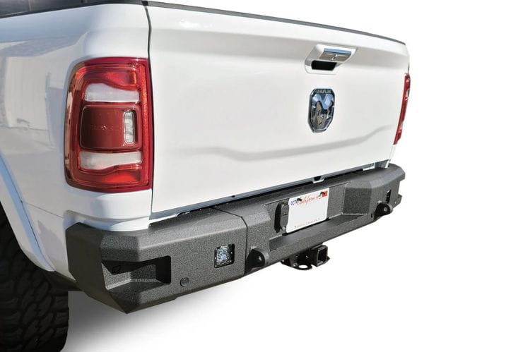 Chassis Unlimited Attitude CUB990321 aftermarket back bumper for 2019–2025 Ram 2500/3500, textured black powder coat