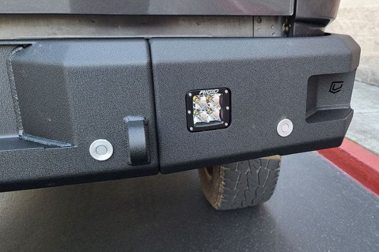 Chassis Unlimited Attitude CUB990012 aftermarket rear bumper for 2010–2018 Ram 2500/3500 with sensor cutouts