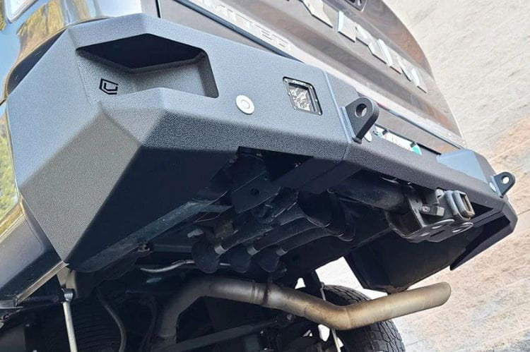 Chassis Unlimited Attitude CUB990012 aftermarket rear bumper for 2010–2018 Ram 2500/3500 with sensor cutouts