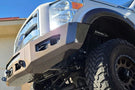 Chassis Unlimited Attitude CUB980111RAW custom front bumper for 2011–2016 Ford F250/F350 Super Duty, raw steel, heavy duty truck bumper