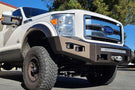 Chassis Unlimited Attitude CUB980111RAW custom front bumper for 2011–2016 Ford F250/F350 Super Duty, raw steel, heavy duty truck bumper