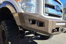 Chassis Unlimited Attitude CUB980111RAW custom front bumper for 2011–2016 Ford F250/F350 Super Duty, raw steel, heavy duty truck bumper