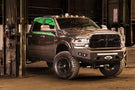 Chassis Unlimited Attitude CUB980321RAW custom front bumper for 2019–2025 Ram 2500/3500, raw steel finish ready for customization