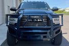 Chassis Unlimited Attitude CUB980322BG front bumper with grille guard for 2019–2025 Ram 2500/3500, textured black, sensor cutouts