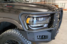 Chassis Unlimited Attitude CUB980322BG front bumper with grille guard for 2019–2025 Ram 2500/3500, textured black, sensor cutouts