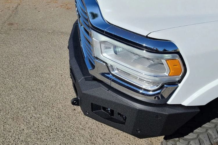 Chassis Unlimited Attitude CUB980321 heavy duty front bumper for 2019–2025 Ram 2500/3500, textured black powder coat
