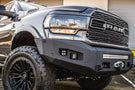 Chassis Unlimited Attitude CUB980321 heavy duty front bumper for 2019–2025 Ram 2500/3500, textured black powder coat