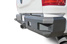 Chassis Unlimited Attitude CUB990322RAW heavy duty rear bumper for 2019–2025 Ram 2500/3500, raw steel with sensor cutouts