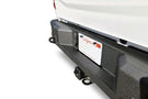 Chassis Unlimited Attitude CUB990322RAW heavy duty rear bumper for 2019–2025 Ram 2500/3500, raw steel with sensor cutouts
