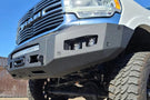 Chassis Unlimited Attitude CUB980322RAW offroad front bumper for 2019–2025 Ram 2500/3500, raw steel with sensor cutouts