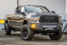 Chassis Unlimited Attitude CUB980322RAW offroad front bumper for 2019–2025 Ram 2500/3500, raw steel with sensor cutouts