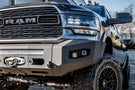Chassis Unlimited Attitude CUB980322RAW offroad front bumper for 2019–2025 Ram 2500/3500, raw steel with sensor cutouts