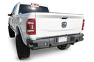 Chassis Unlimited Attitude CUB990322 offroad rear bumper for 2019–2025 Ram 2500/3500, textured black with sensor cutouts