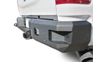 Chassis Unlimited Attitude CUB990322 offroad rear bumper for 2019–2025 Ram 2500/3500, textured black with sensor cutouts