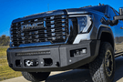 Chassis Unlimited CUB980691RAW custom front bumper raw steel front armor for 2024+ GMC Sierra 2500/3500 heavy-duty protection