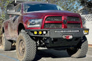 Chassis Unlimited Diablo CUB950012RAW custom front bumper for 2010–2018 Ram 2500/3500 with raw steel and sensor cutouts
