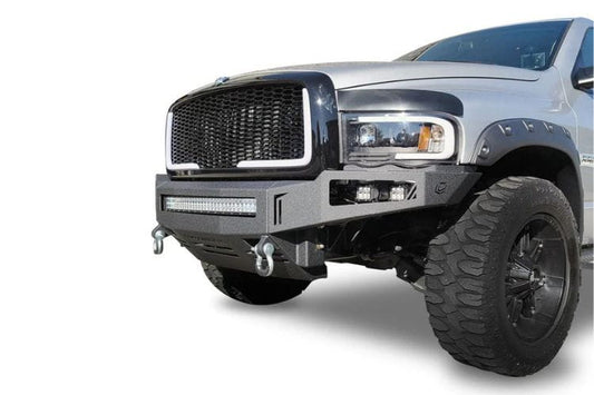 Chassis Unlimited Octane custom front bumper CUB900131RAW in raw steel for 2003–2005 Ram 2500/3500