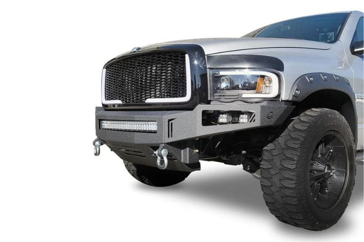 Chassis Unlimited Octane custom front bumper CUB900131RAW in raw steel for 2003–2005 Ram 2500/3500
