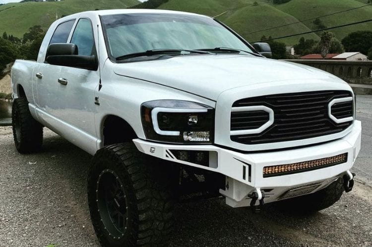 Chassis Unlimited Octane custom steel front bumper CUB900021RAW for 2006–2009 Ram 2500/3500 in raw steel finish