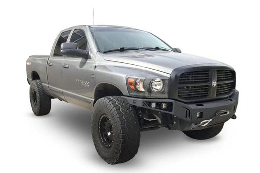 Chassis Unlimited Octane custom steel front bumper CUB940021RAW for 2006–2009 Ram 2500/3500 in raw steel finish