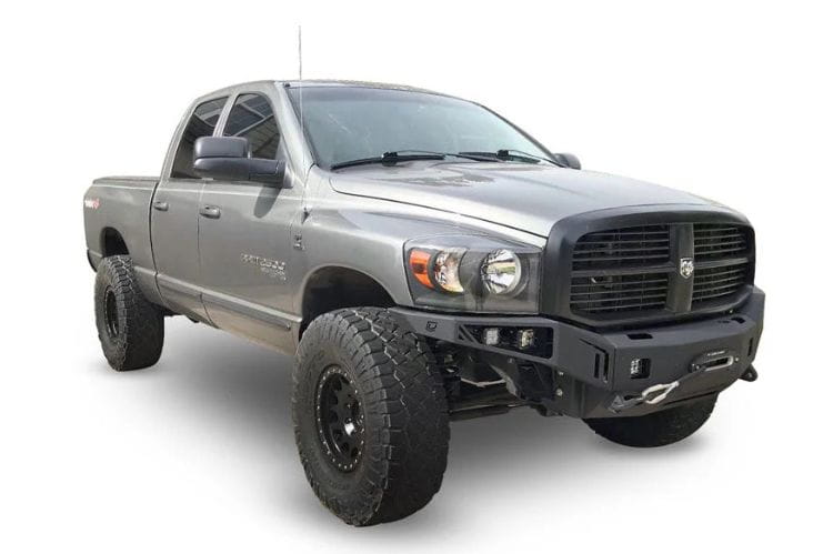 Chassis Unlimited Octane custom steel front bumper CUB940021RAW for 2006–2009 Ram 2500/3500 in raw steel finish