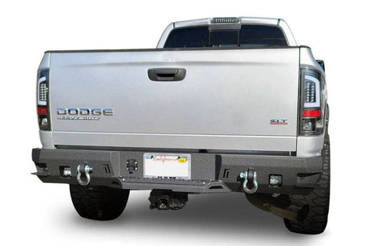 Chassis Unlimited Octane custom truck rear bumper CUB910021RAW for 2003–2009 Ram 1500 in raw steel finish
