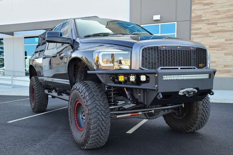 Chassis Unlimited Diablo Front Winch Bumper CUB950021 2003-2009 Ram 2500/3500 Texture Black Powder Coat