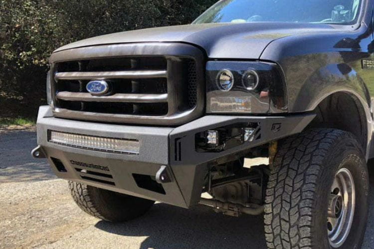 Chassis Unlimited Octane CUB900181 front bumper for 1999–2004 Ford F250/F350 Superduty, textured black powder coat