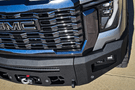 Chassis Unlimited CUB980691 front bumper replacement textured black powder coat for 2024+ GMC Sierra 2500/3500 heavy-duty protection