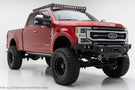 Chassis Unlimited CUB940141 heavy duty winch bumper for 2017–2022 Ford F250/F350 Super Duty, textured black powder coat, perfect for off-road use