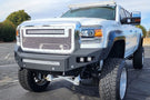 Front Off Road Bumper Chassis Unlimited CUB900302RAW Octane raw steel with sensor cutouts for 2015-2019 GMC Sierra 2500HD/3500HD