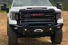 Chassis Unlimited Octane CUB940571RAW steel truck bumper with winch mount for 2020-2023 GMC Sierra 2500/3500 heavy duty trucks