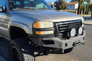 Chassis Unlimited Bumper CUB940501RAW Octane, raw steel front bumper with heavy-duty construction for 2003-2006 GMC Sierra 2500/3500