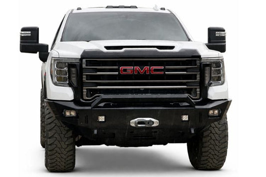 Chassis Unlimited Octane CUB940572 front steel bumper with sensor cutouts and winch mount for 2020-2023 GMC Sierra 2500/3500 truck