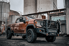 Front truck bumper Chassis Unlimited Attitude CUB980571BG heavy-duty build with winch guard for 2020–2023 GMC Sierra 2500/3500