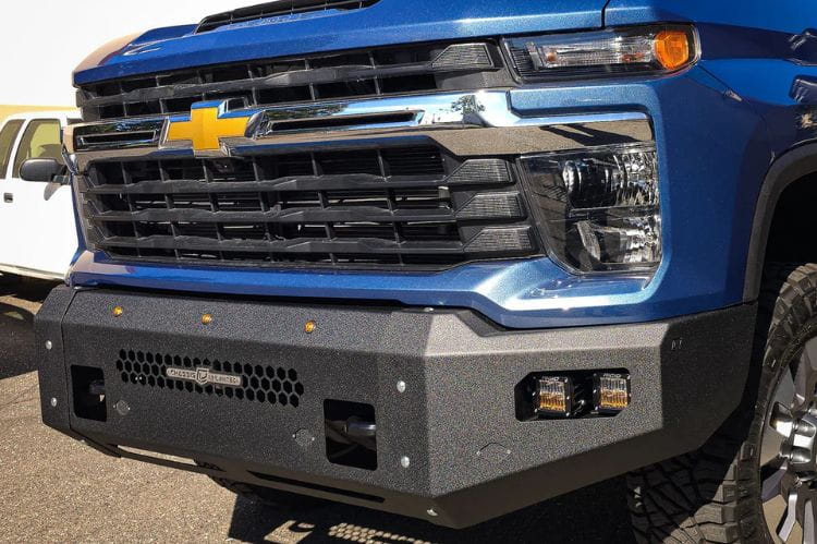 Chassis Unlimited Fuel front truck bumper CUB500730 for 2024+ Chevy Silverado 2500/3500 with rugged steel construction