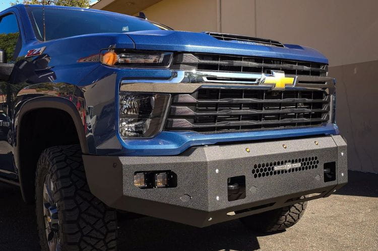 Chassis Unlimited Fuel front truck bumper CUB500730 for 2024+ Chevy Silverado 2500/3500 with rugged steel construction