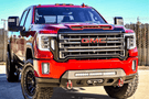 Low-profile winch bumper CUB920571 by Chassis Unlimited Prolite, textured black for 2020–2023 GMC Sierra 2500/3500