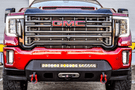 Low-profile winch bumper CUB920571 by Chassis Unlimited Prolite, textured black for 2020–2023 GMC Sierra 2500/3500