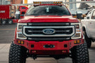 Chassis Unlimited CUB940141RAW front winch bumper for 2017–2022 Ford F250/F350 Super Duty, raw finish, built for durability