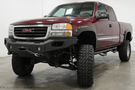 Aftermarket Front Bumper Chassis Unlimited CUB940501, winch-ready, rugged texture black finish for 2003-2006 GMC Sierra 2500/3500